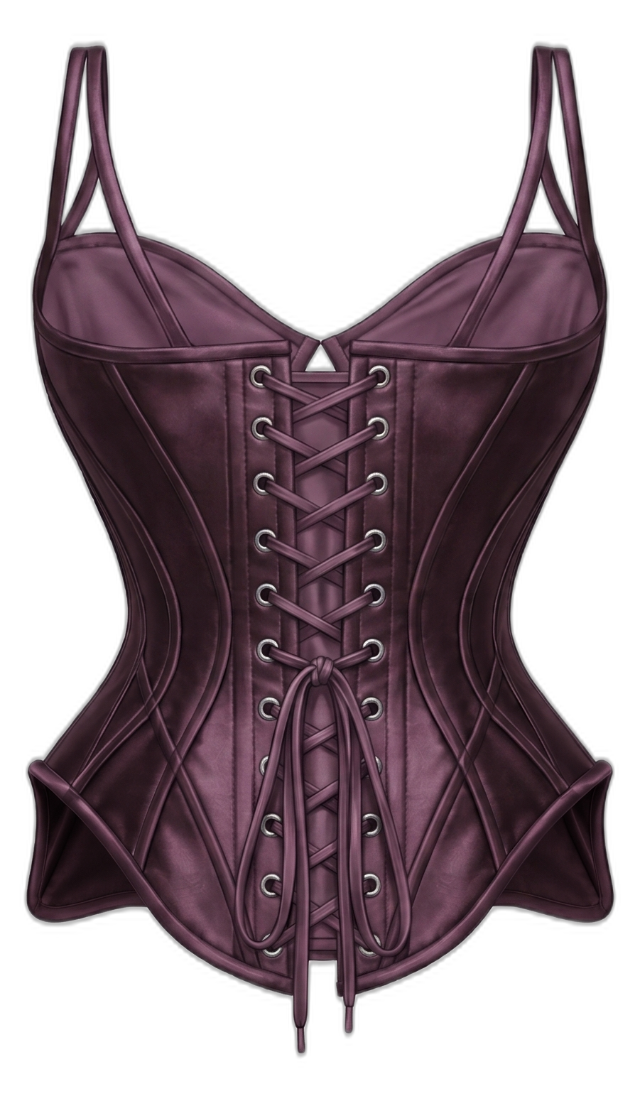 Belgin Küpeli one-off corset, side 1, back view