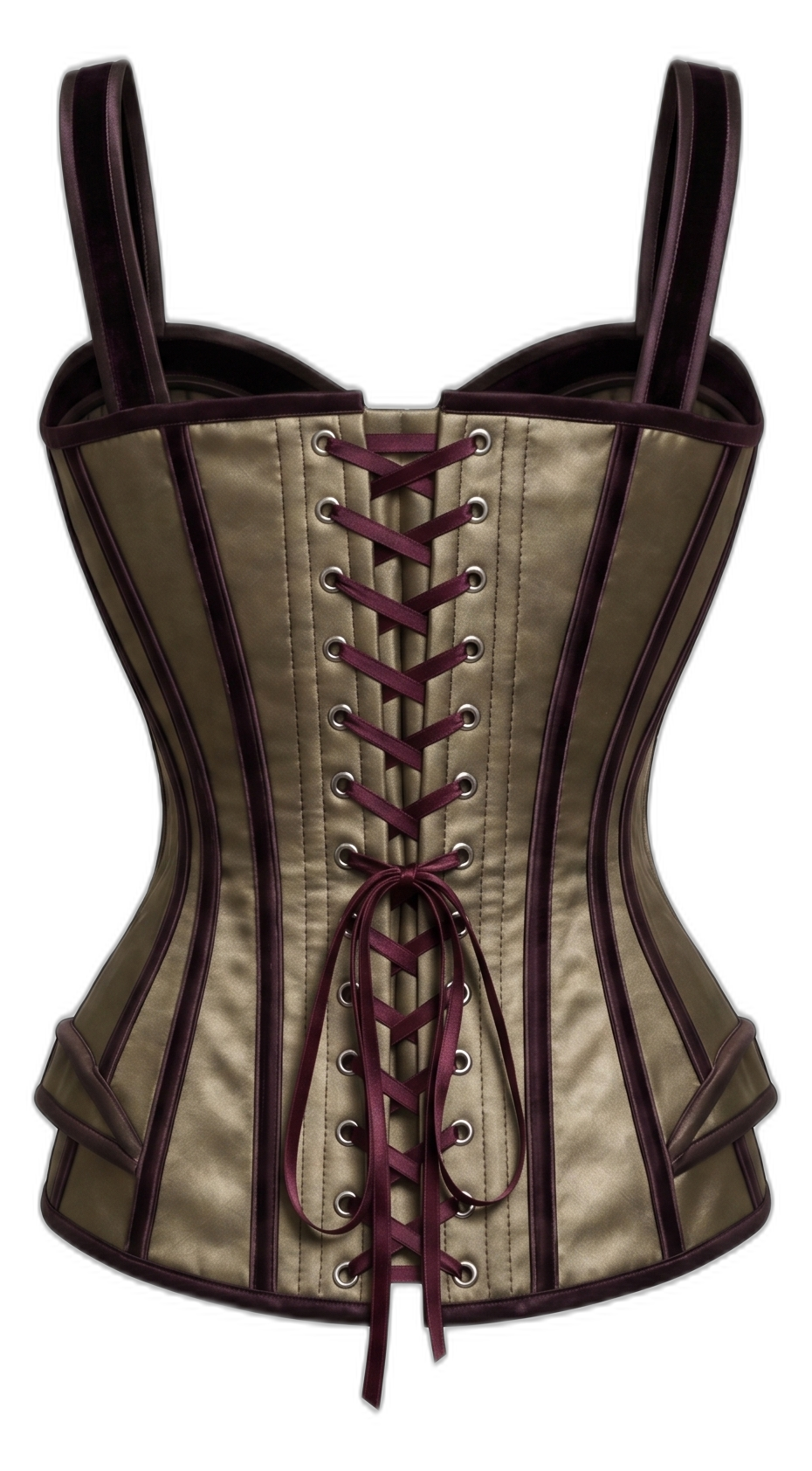 Belgin Küpeli one-off corset, side 2, back view