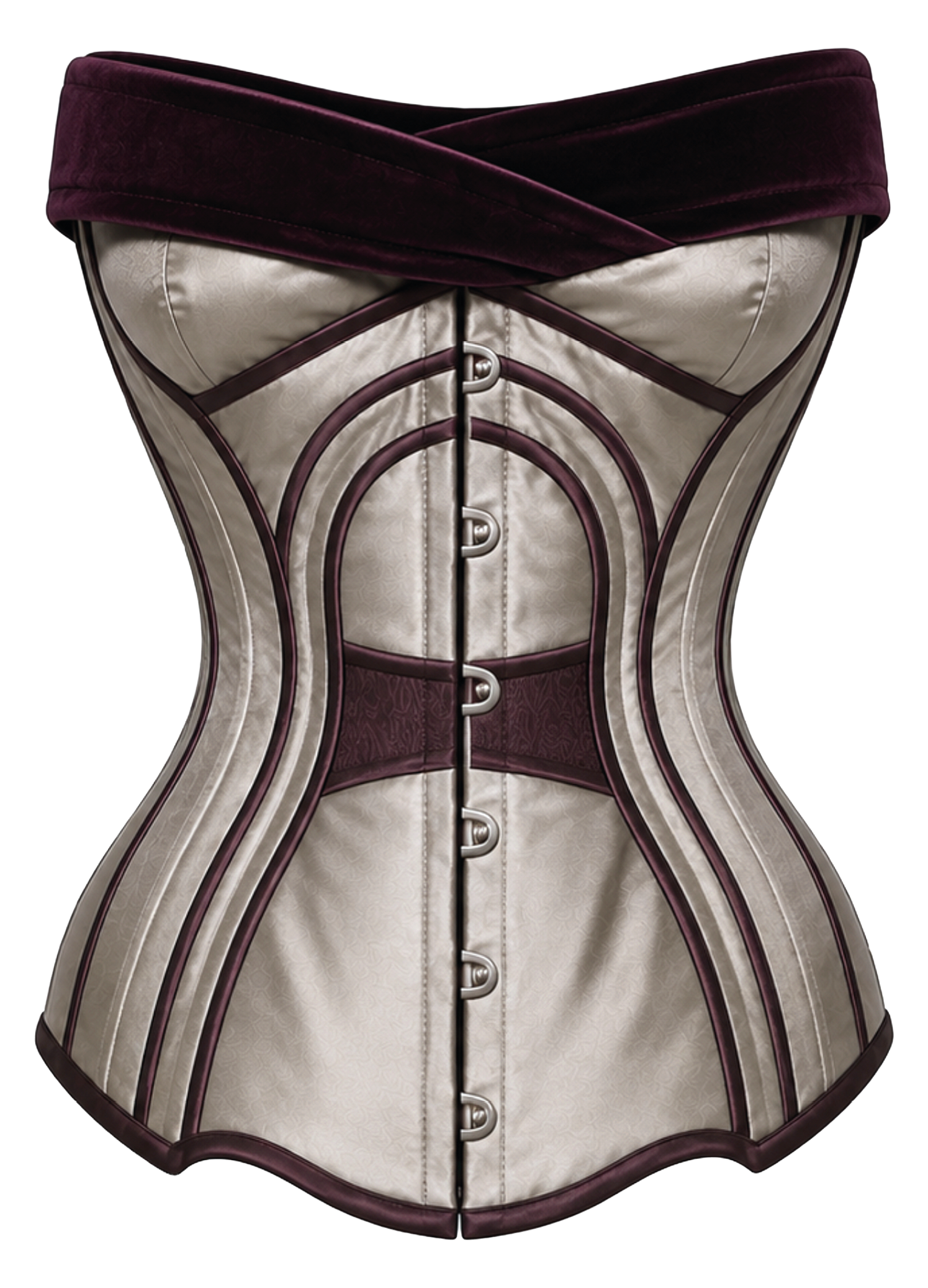 Belgin Küpeli one-off corset, side 2, front view